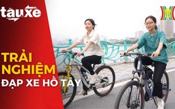 Trải nghiệm đạp xe quanh hồ Tây