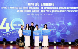 Ba nữ sinh xuất sắc nhận học bổng Kovalevskaia
