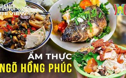 Ẩm thực ngõ Hồng Phúc: Bún riêu ốc, Bún đầu cá, Nộm Bố Già | Hà Nội Review | 02/12/2023