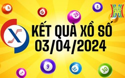 Kết quả Xổ số ba miền ngày 03/04/2024