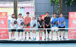 Dàn nghệ sĩ tích cực chuẩn bị giải Pickleball Đài Hà Nội