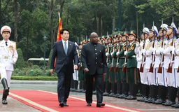 Lễ đón Tổng thống nước Cộng hòa Burundi thăm Việt Nam