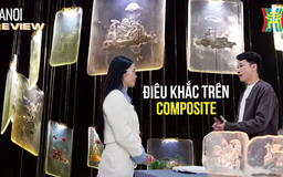 Dấu ấn Thăng Long qua nét khắc hoạ trên chất liệu composite | HANOI Review | 03/04/2025