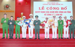 5 cán bộ công an Nghệ An xin nghỉ hưu sớm