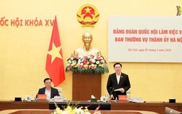 Chỉnh lý Dự án Luật Thủ đô (sửa đổi) và Quy hoạch Thủ đô