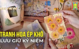 Tranh hoa ép khô lưu giữ kỷ niệm| Hanoi Review| 4/11/2023