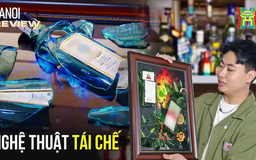 Đập vỡ chai lọ, chế tác thành tranh | HANOI Review | 05/04/2025