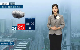 Dự báo thời tiết tối | 05/04/2025