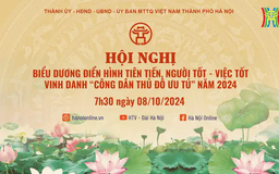 Hà Nội vinh danh Công dân Thủ đô ưu tú 2024