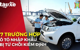 7 trường hợp ô tô nhập khẩu bị từ chối kiểm định | Bản tin Tàu và Xe | 08/02/2025