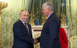 Tổng thống Nga Putin tiếp đón Chủ tịch Cuba