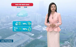Dự báo thời tiết trưa | 09/03/2025