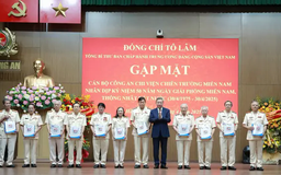 Gặp mặt cán bộ Công an chi viện chiến trường miền Nam