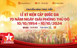 Lễ kỷ niệm cấp quốc gia kỷ niệm 70 năm Ngày Giải phóng Thủ đô