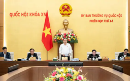 Phiên họp thứ 43 của Ủy ban Thường vụ Quốc hội cho ý kiến 5 dự Luật