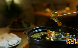 Ốc om chuối đậu