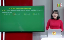 Ôn thi môn Toán: Phương pháp tọa độ trong không gian