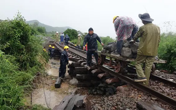 Đường sắt chủ động ứng phó mùa mưa bão