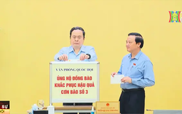 Văn phòng Quốc hội tổ chức quyên góp ủng hộ vùng lũ