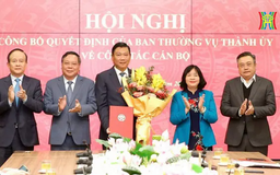 Đồng chí Đỗ Anh Tuấn giữ chức Trưởng Ban Nội chính Thành ủy