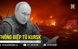 Bộ quân phục và thông điệp cứng rắn của Putin tại Kursk