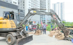 Phường Đại Mỗ cưỡng chế vi phạm trên đất nông nghiệp