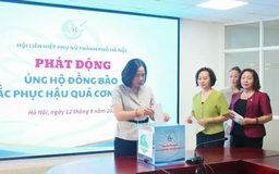 Hội LHPN Hà Nội phát động ủng hộ đồng bào vùng lũ