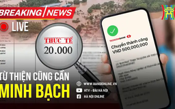 Từ thiện cũng cần minh bạch