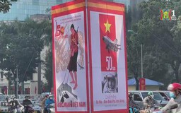 Đường phố Hà Nội rực rỡ chào mừng ngày lễ lớn