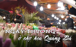 Ngày thường ở chợ hoa Quảng Bá | Nhịp sống Hà Nội | 14/03/2025