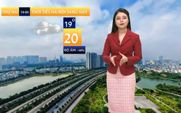 Dự báo thời tiết trưa | 14/04/2025