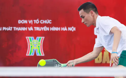 Những hình ảnh ấn tượng ngày đầu giải Pickleball Đài Hà Nội