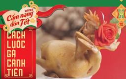 Luộc gà cúng để không bị nứt và da căng bóng