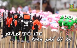 Nặn tò he trên phố đi bộ | Nhịp sống Hà Nội | 15/03/2024