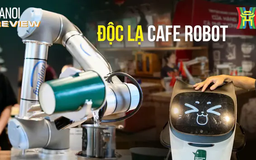 Độc đáo quán cafe duy nhất có robot phục vụ ở Hà Nội | HANOI Review | 15/05/2025
