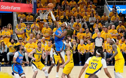 Oklahoma Thunder giành lợi thế ở chung kết giải bóng rổ NBA