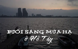 Buổi sáng mùa hạ ở hồ Tây | Nhịp sống Hà Nội | 15/06/2025