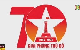 Mẫu biểu trưng kỷ niệm 70 năm Ngày Giải phóng Thủ đô