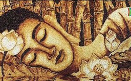 Độc đáo tranh làm từ gạo