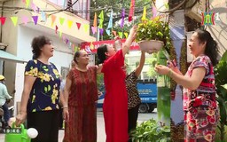 Trang hoàng ngõ xóm dịp cuối năm