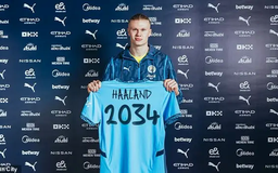Haaland ký hợp đồng 10 năm với Manchester City