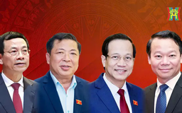Quốc hội phê chuẩn bổ nhiệm bộ trưởng 4 bộ mới