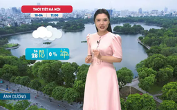 Dự báo thời tiết trưa | 18/04/2025