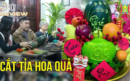 Học cắt tỉa hoa quả trang trí mâm cỗ Tết | HANOI Review | 19/01/2025