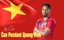 Cao Pendant Quang Vinh sẵn sàng lên tuyển Việt Nam