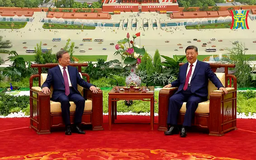 Tổng Bí thư, Chủ tịch nước Trung Quốc và Tổng Bí thư, Chủ tịch nước Tô Lâm dự tiệc trà