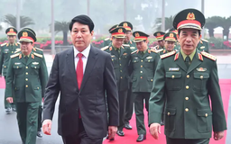 Chủ tịch nước Lương Cường làm việc với Bộ Quốc phòng