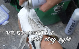 Vệ sinh giày thời công nghệ | Nhịp sống Hà Nội | 20/05/2025