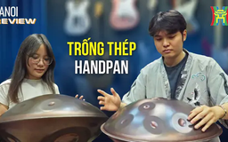 Lần đầu vỗ thử 'trống thép' Handpan | HANOI Review | 20/03/2025
