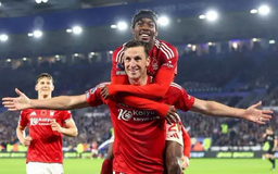 Nottingham đánh bại Tottenham tại vòng 33 Ngoại hạng Anh